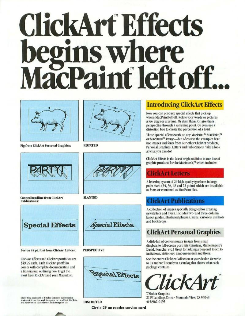 MacWorld 8505 May 1985 — page 29