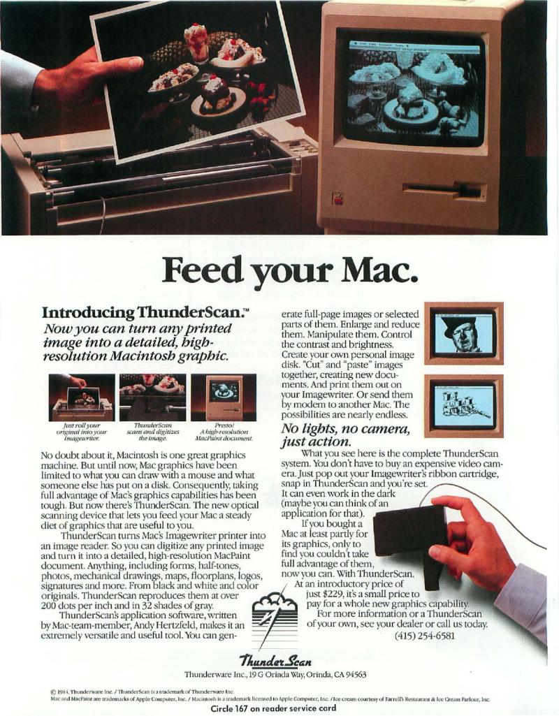 MacWorld 8505 May 1985 — page 32