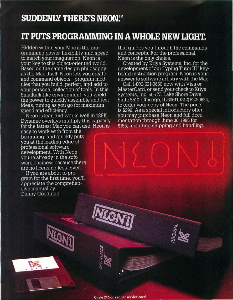 MacWorld 8505 May 1985 — page 57