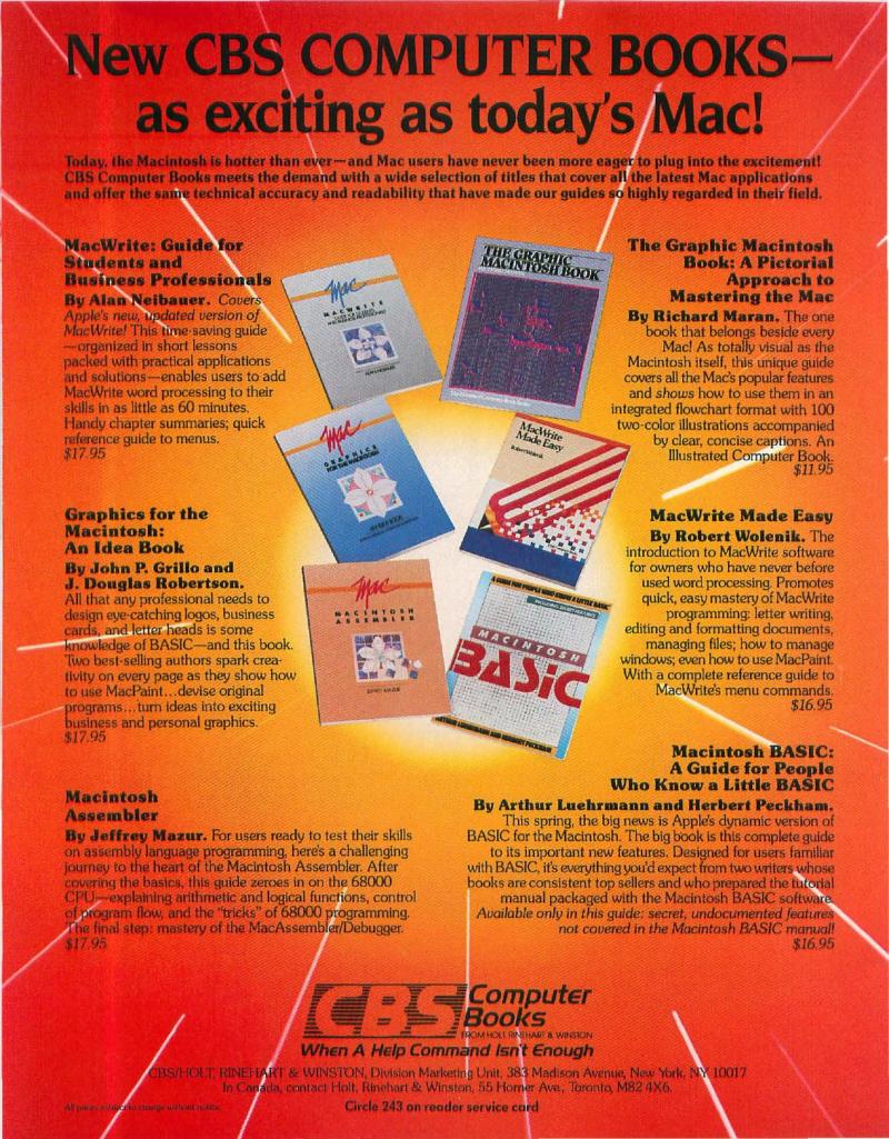 MacWorld 8505 May 1985 — page 74