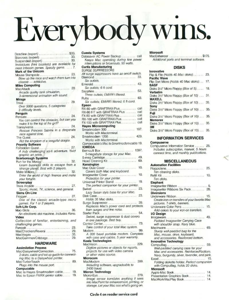 MacWorld 8505 May 1985 — page 86