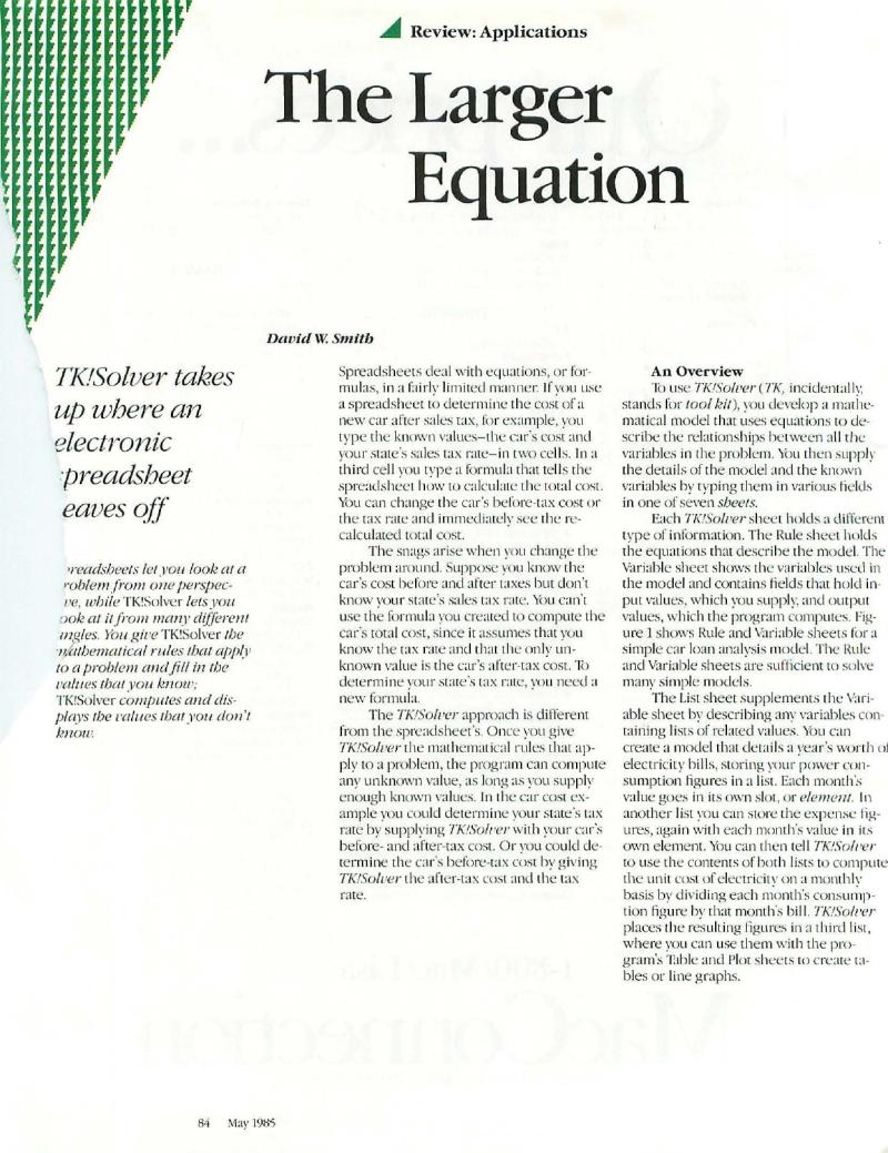 MacWorld 8505 May 1985 — page 88