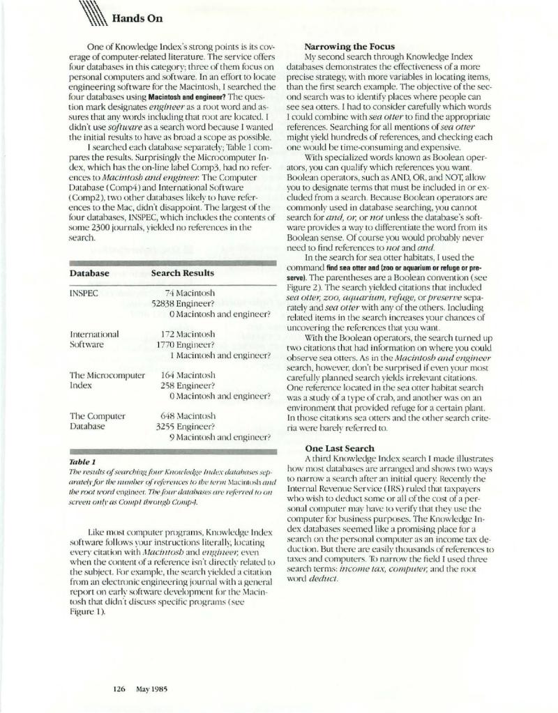 MacWorld 8505 May 1985 — page 132