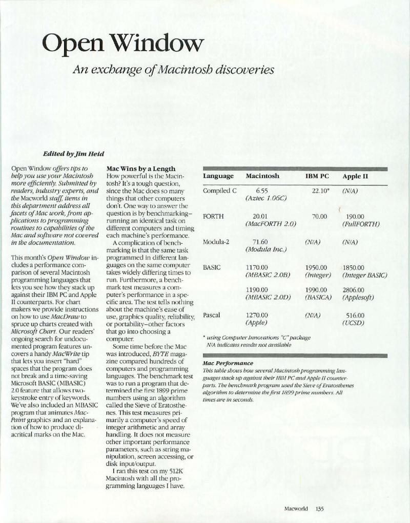 MacWorld 8505 May 1985 — page 143