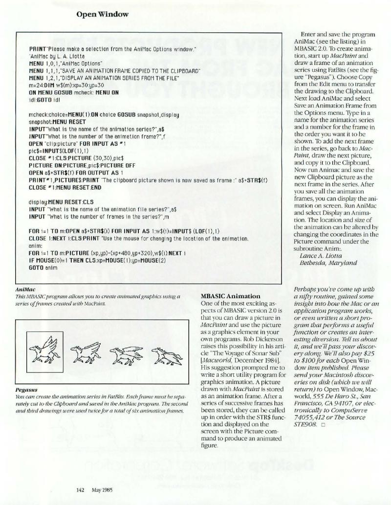 MacWorld 8505 May 1985 — page 150