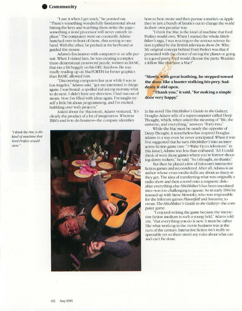 MacWorld 8505 May 1985 — page 160