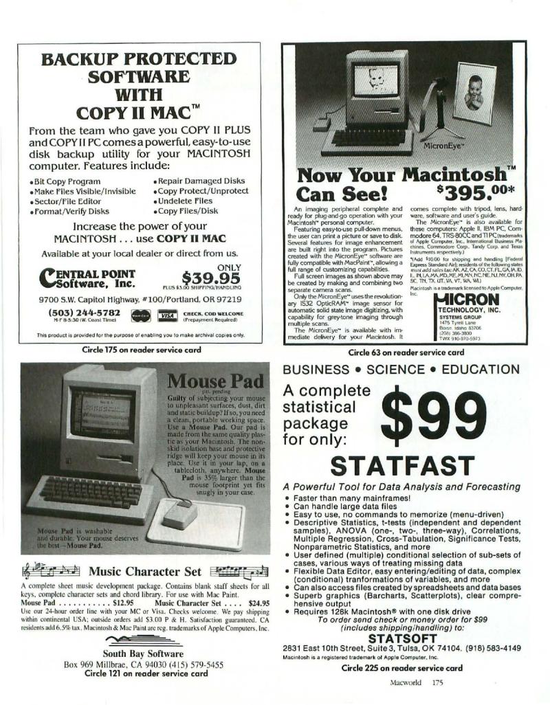 MacWorld 8505 May 1985 — page 183