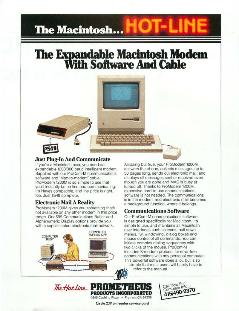 MacWorld 8506 June 1985 — page 7