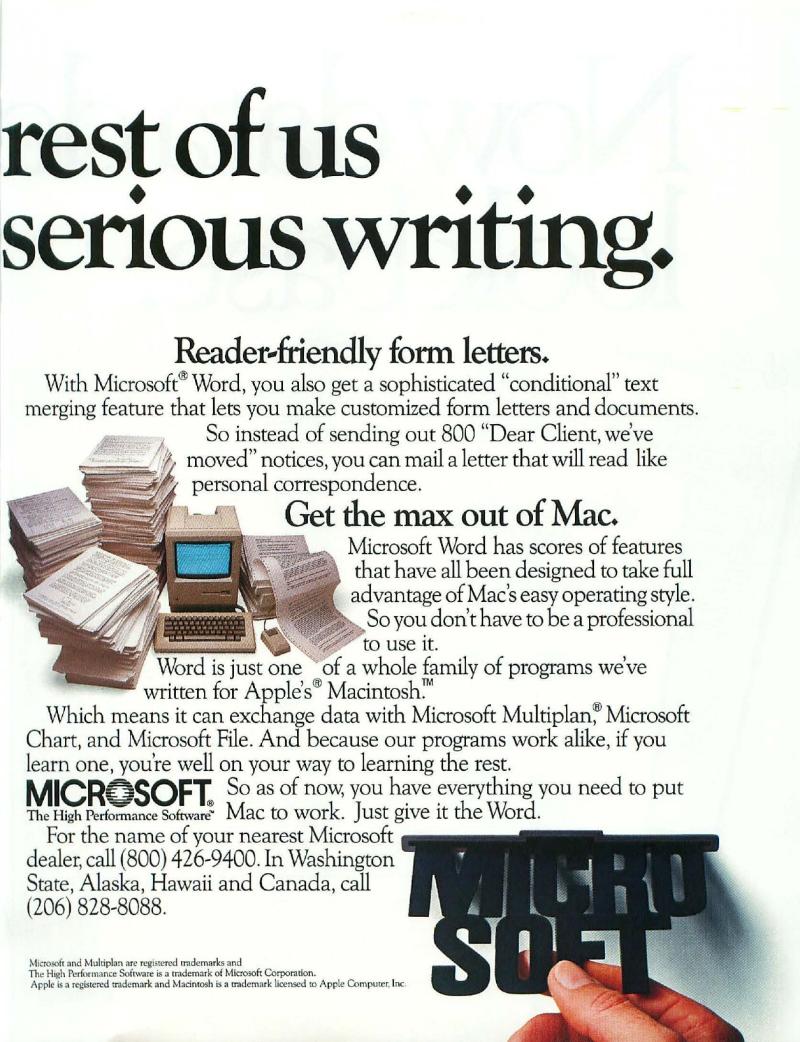 MacWorld 8506 June 1985 — page 9