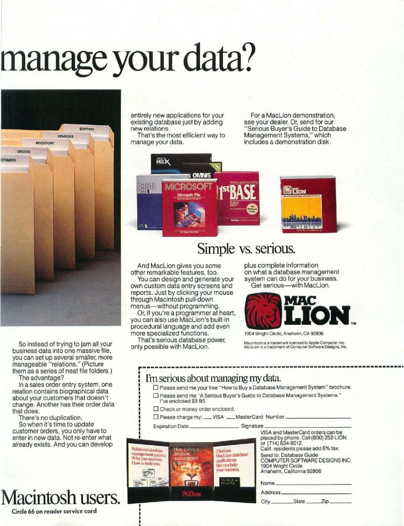 MacWorld 8506 June 1985 — page 15