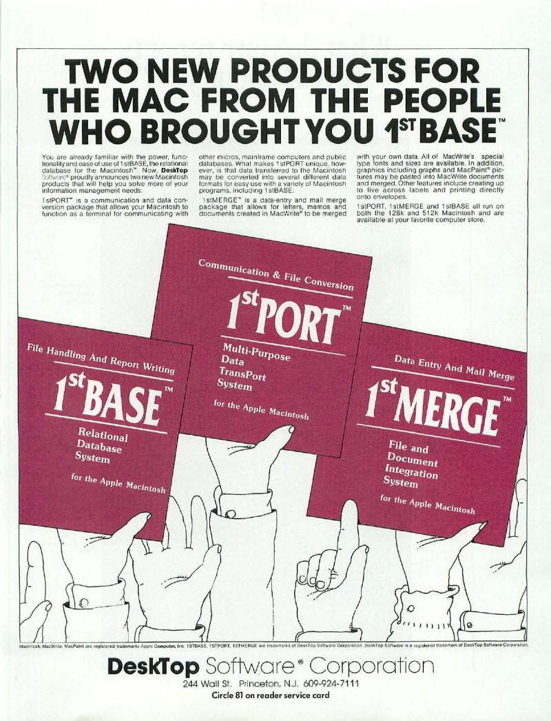 MacWorld 8506 June 1985 — page 27