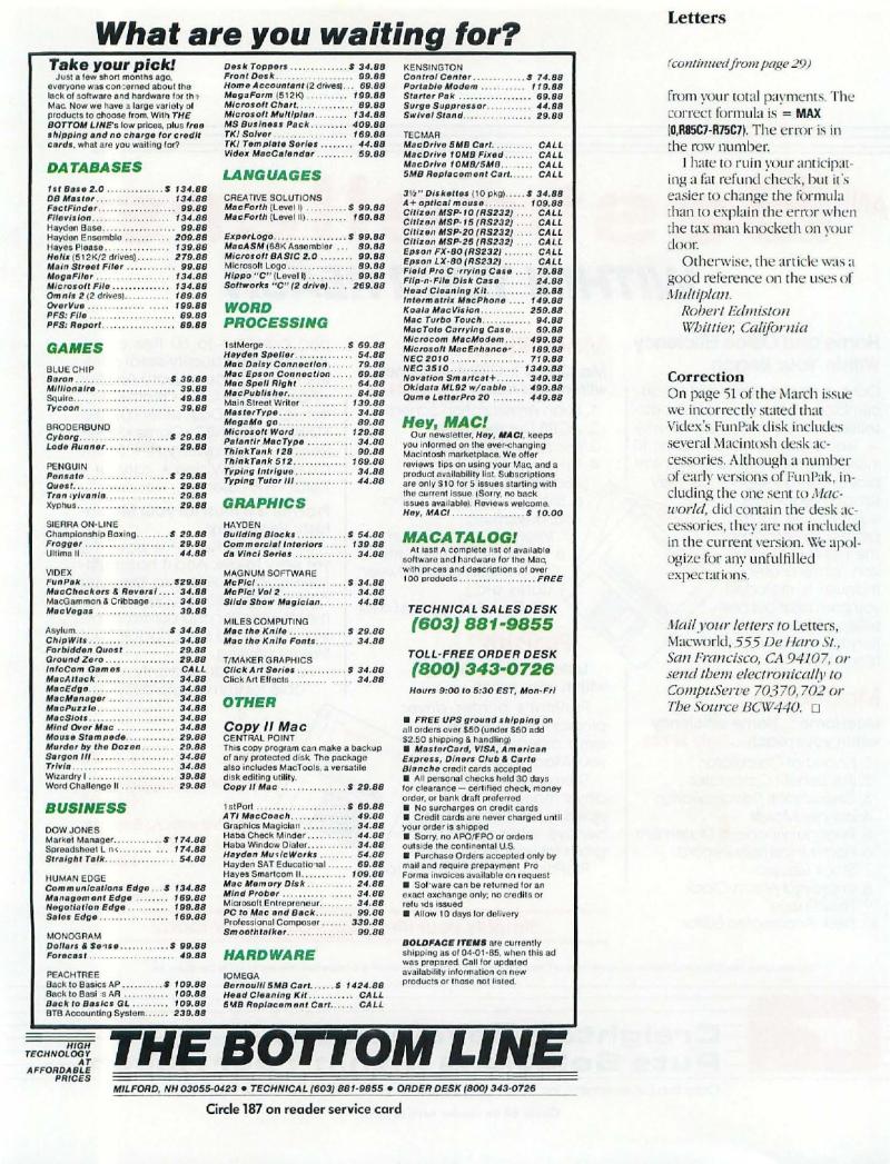 MacWorld 8506 June 1985 — page 38