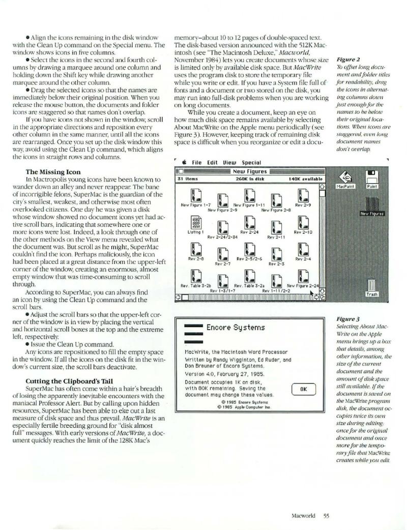 MacWorld 8506 June 1985 — page 59