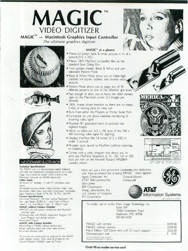 MacWorld 8506 June 1985 — page 70