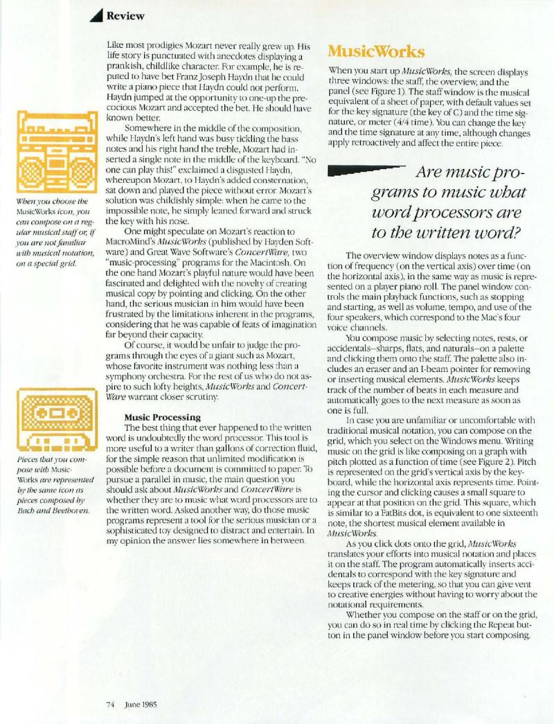 MacWorld 8506 June 1985 — page 76