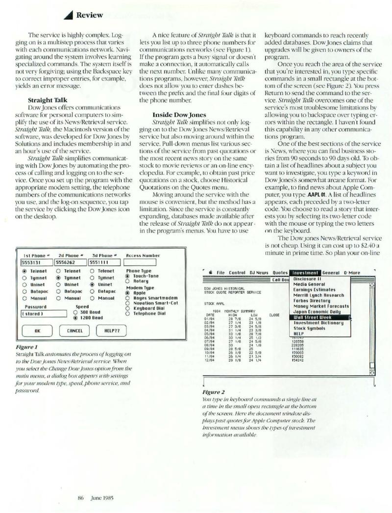 MacWorld 8506 June 1985 — page 88