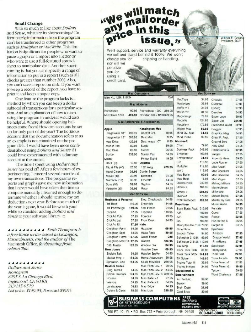 MacWorld 8506 June 1985 — page 113