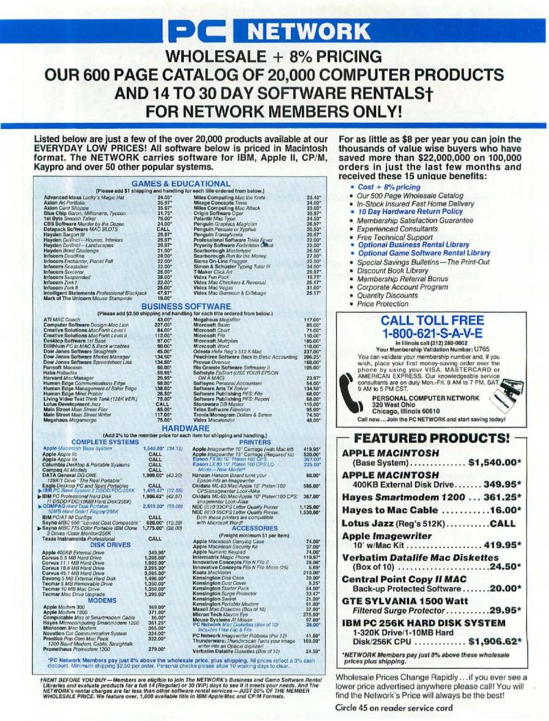 MacWorld 8506 June 1985 — page 118