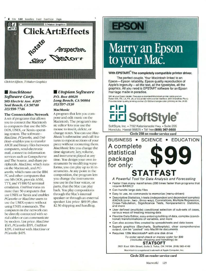 MacWorld 8506 June 1985 — page 133