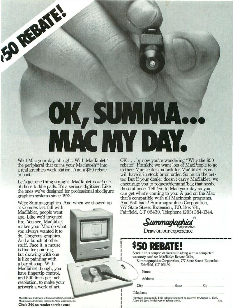 MacWorld 8506 June 1985 — page 139