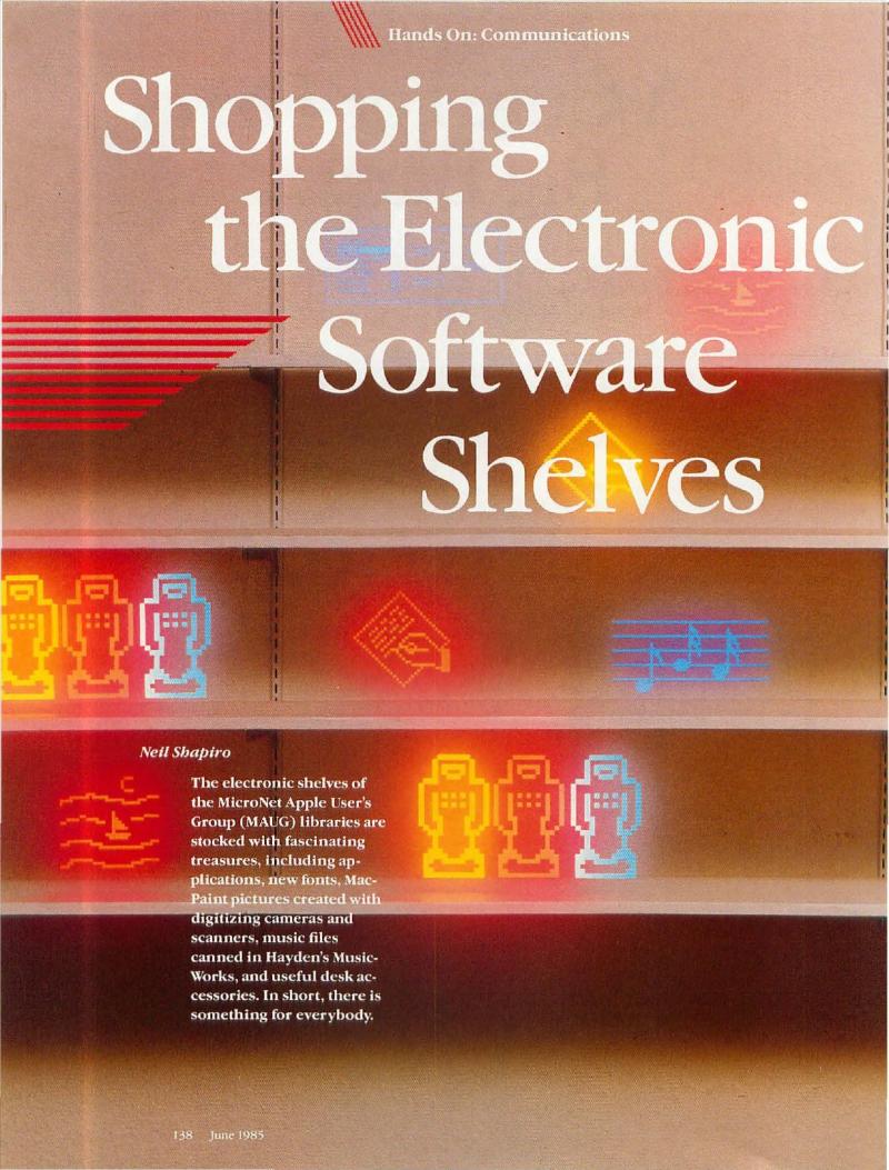 MacWorld 8506 June 1985 — page 142