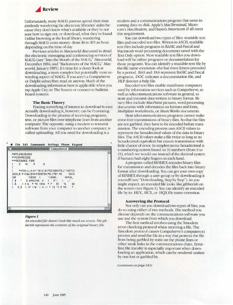 MacWorld 8506 June 1985 — page 144