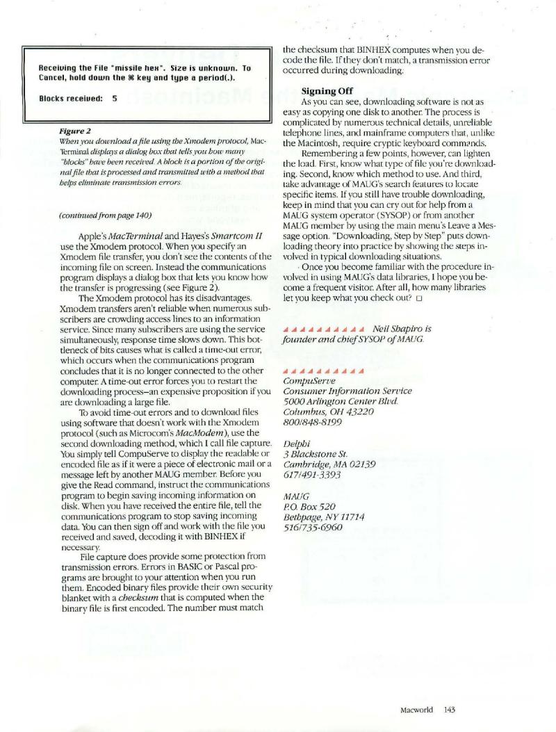 MacWorld 8506 June 1985 — page 147