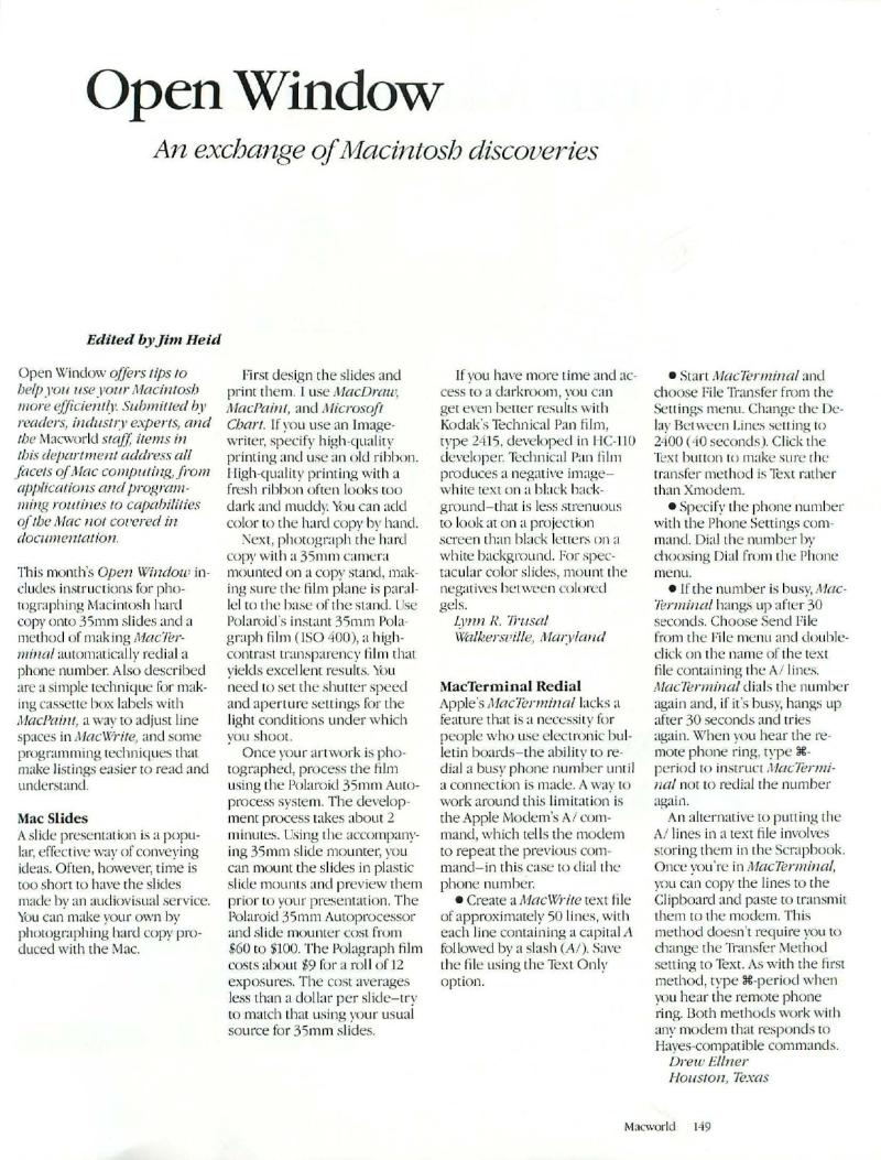 MacWorld 8506 June 1985 — page 154