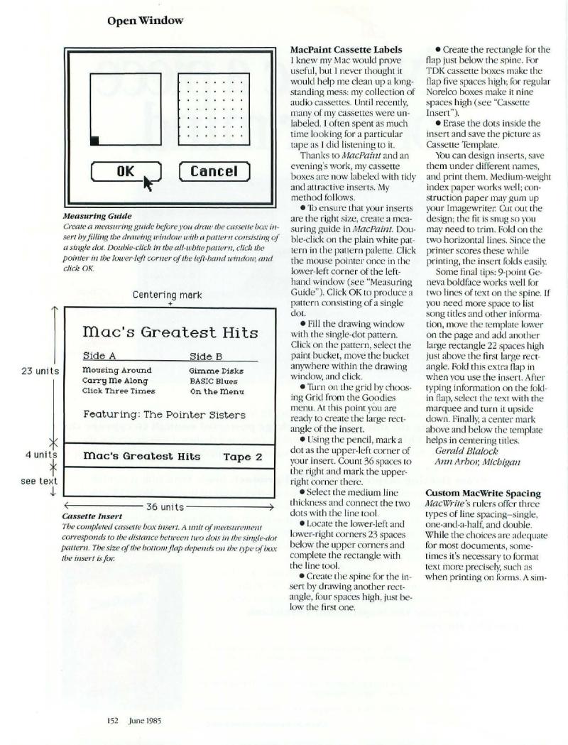 MacWorld 8506 June 1985 — page 157