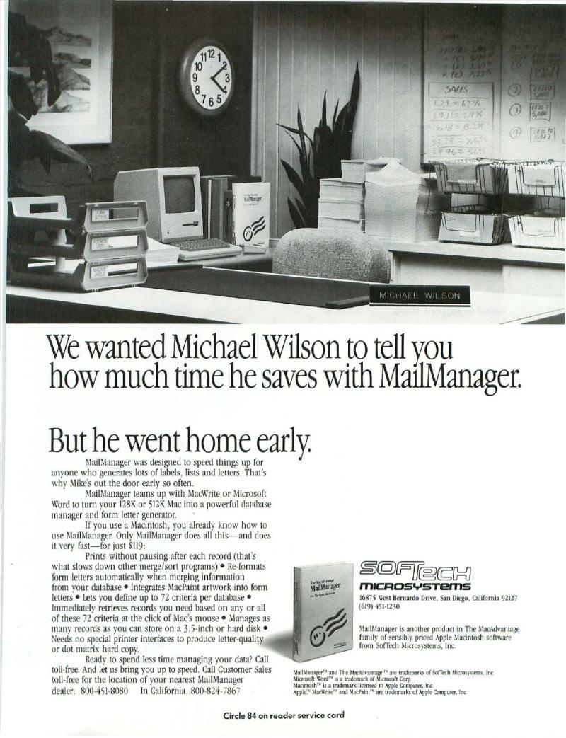 MacWorld 8506 June 1985 — page 164