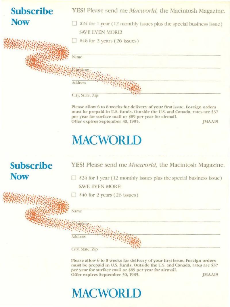 MacWorld 8506 June 1985 — page 170