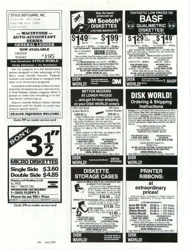 MacWorld 8506 June 1985 — page 193