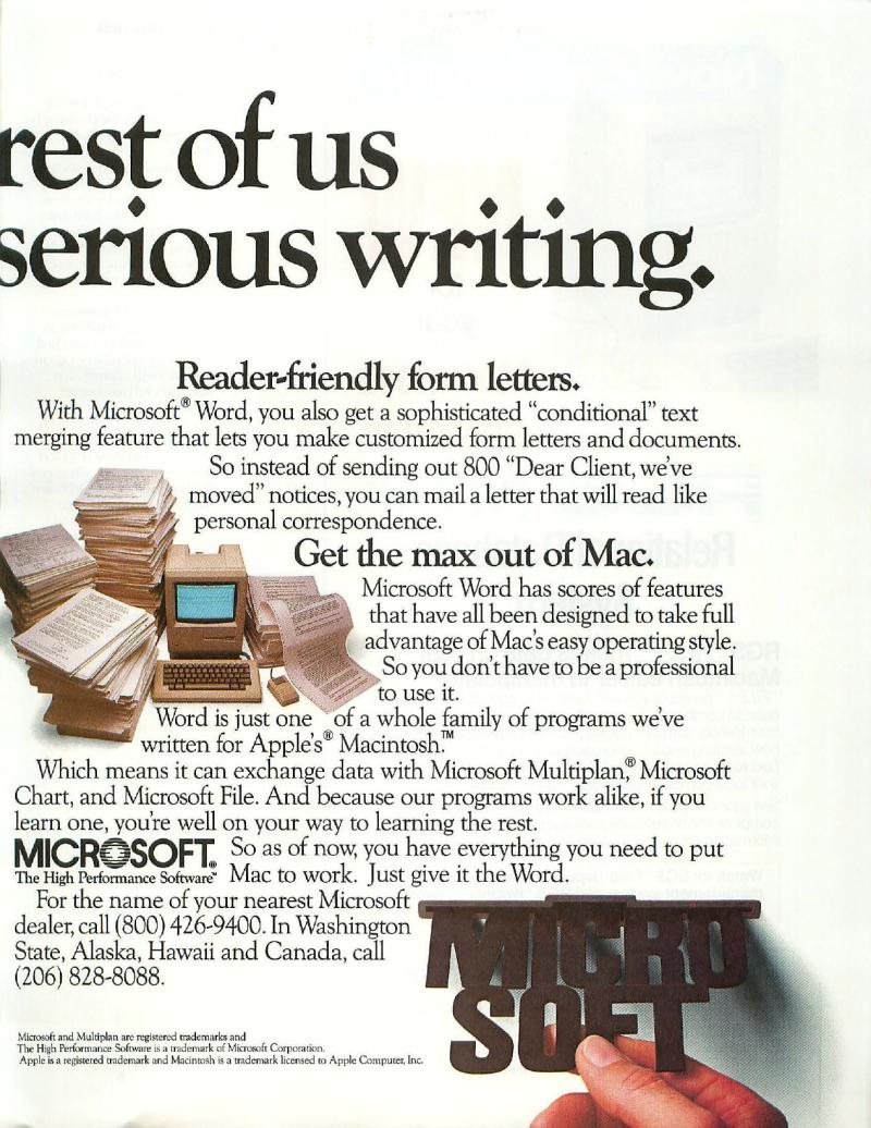 MacWorld 8509 September 1985 — page 13