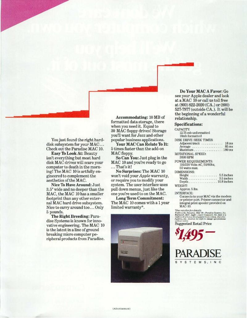 MacWorld 8509 September 1985 — page 17