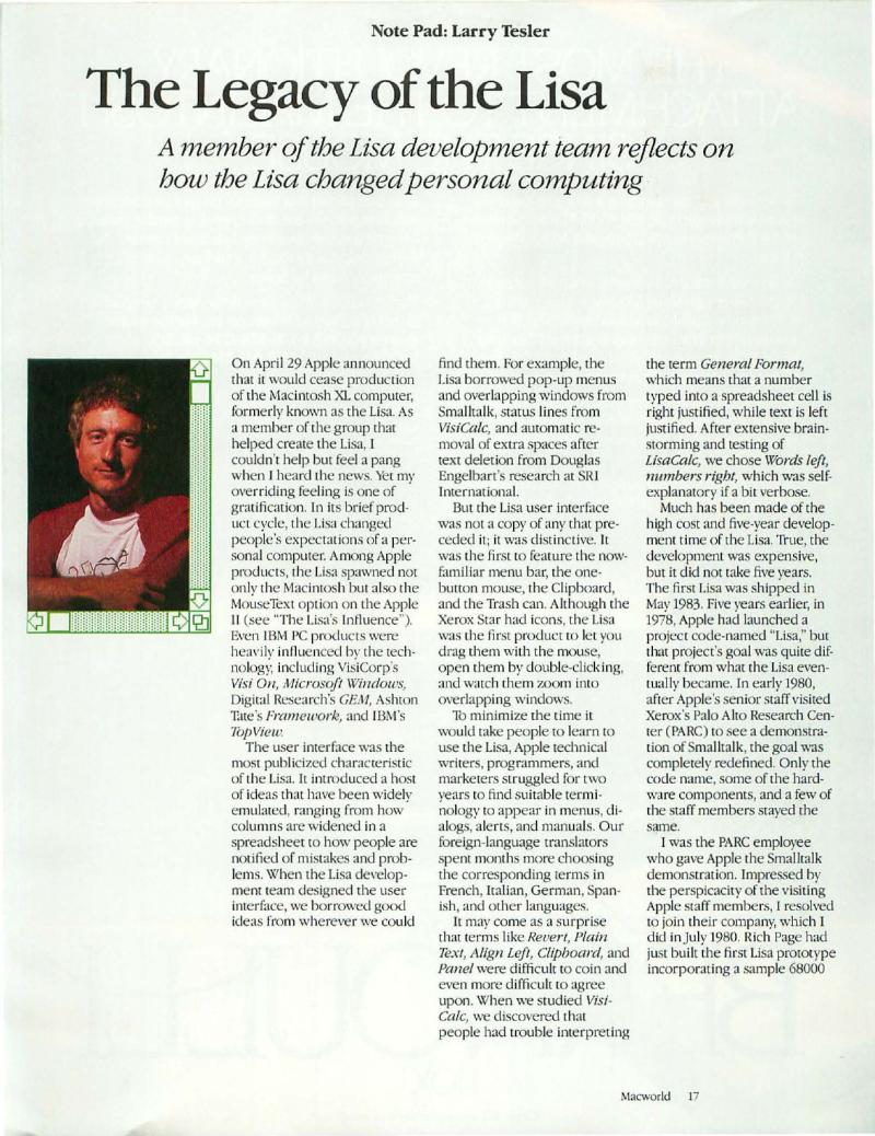 MacWorld 8509 September 1985 — page 19
