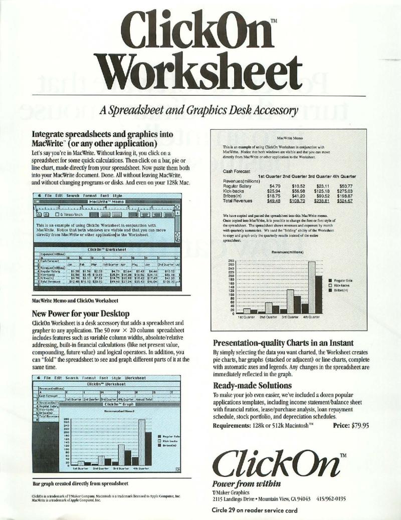 MacWorld 8509 September 1985 — page 25