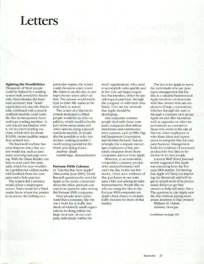 MacWorld 8509 September 1985 — page 29
