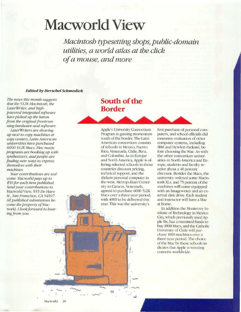 MacWorld 8509 September 1985 — page 43