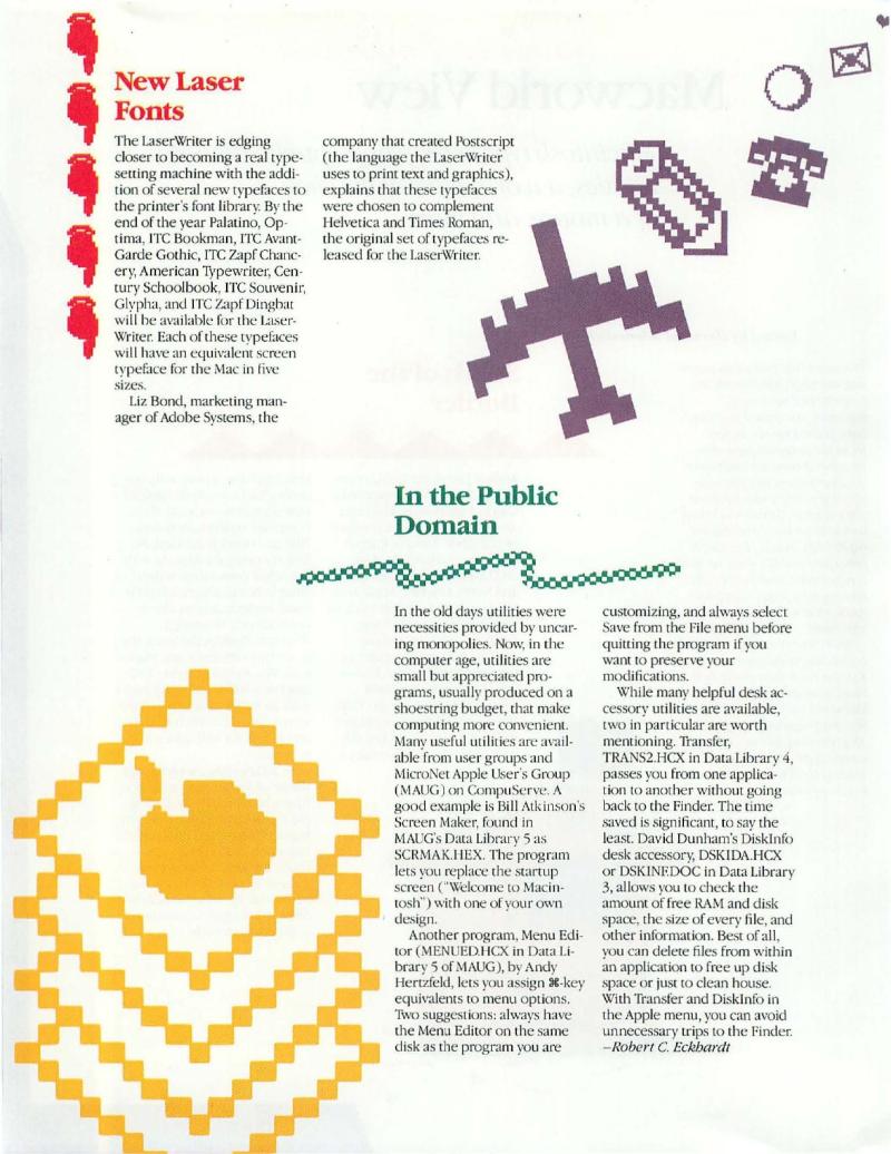 MacWorld 8509 September 1985 — page 44