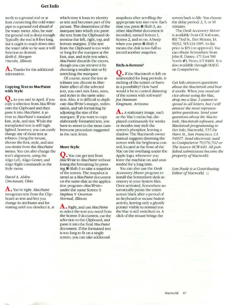 MacWorld 8509 September 1985 — page 69