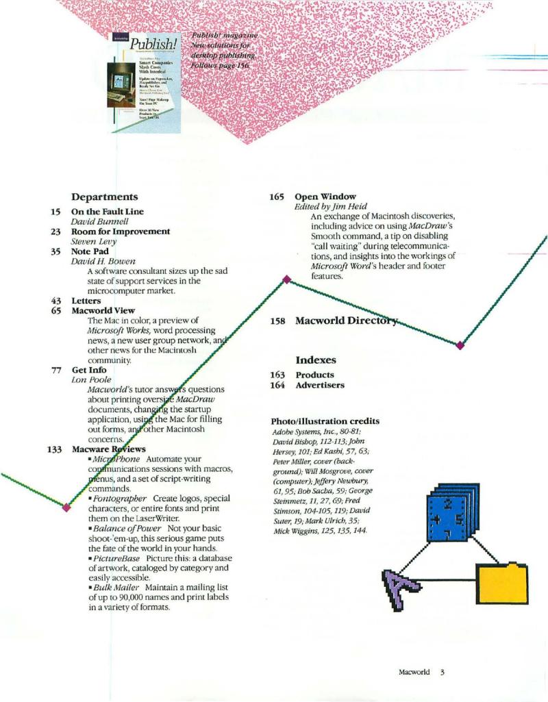 MacWorld 8607 July 1986 — page 5