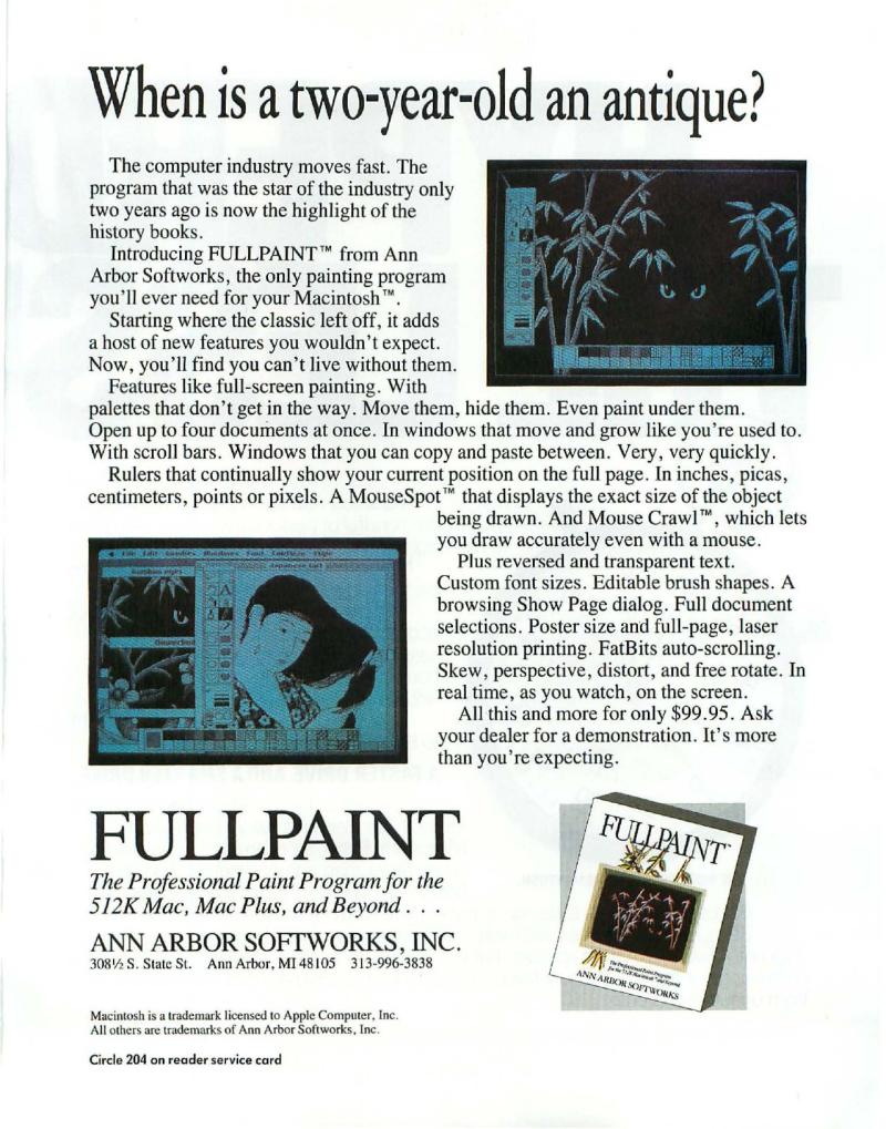 MacWorld 8607 July 1986 — page 23