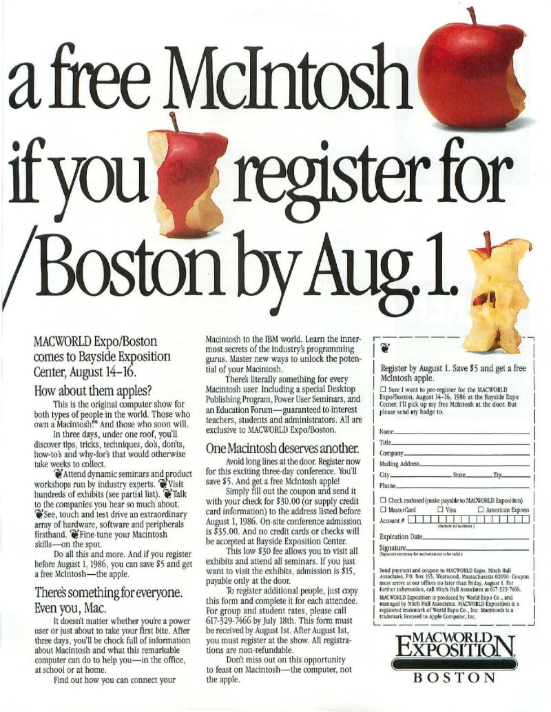 MacWorld 8607 July 1986 — page 29