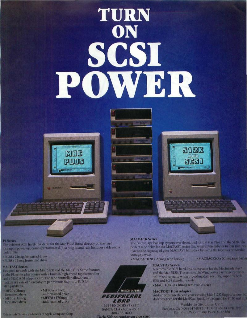 MacWorld 8607 July 1986 — page 31