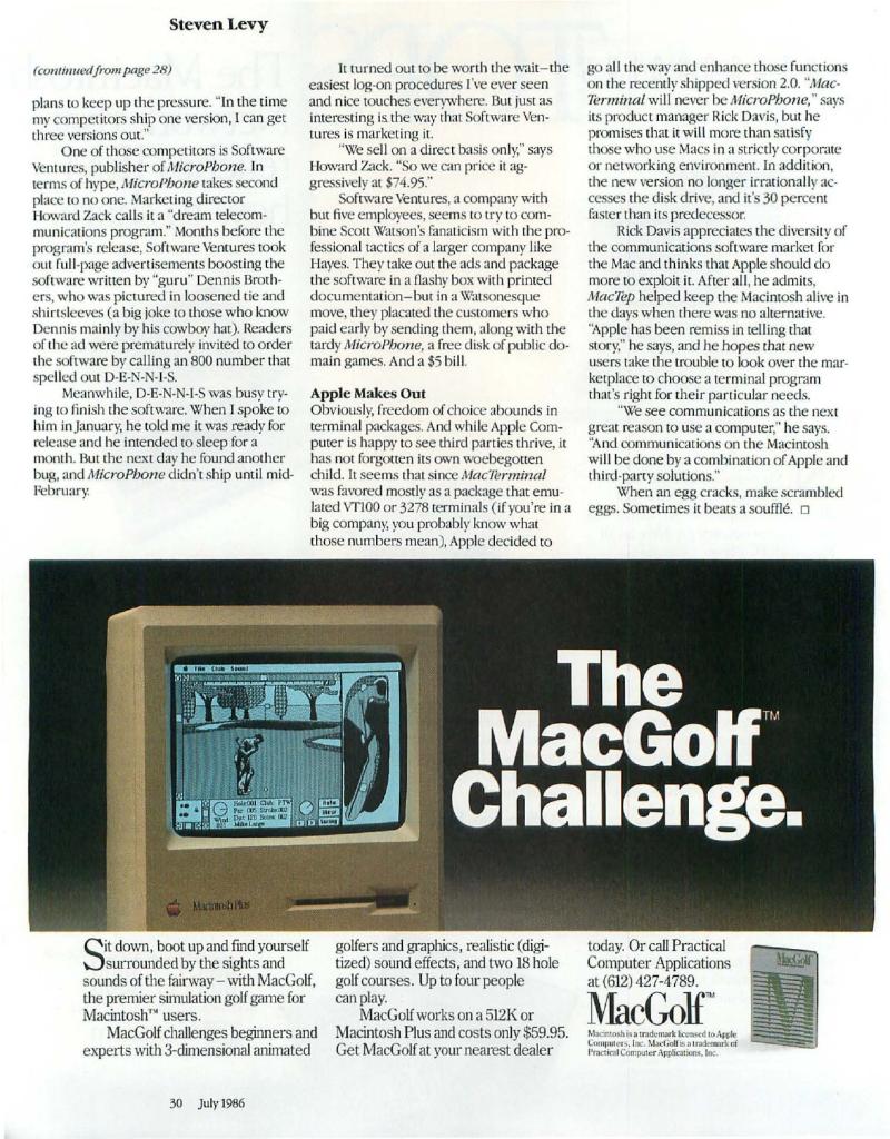 MacWorld 8607 July 1986 — page 34