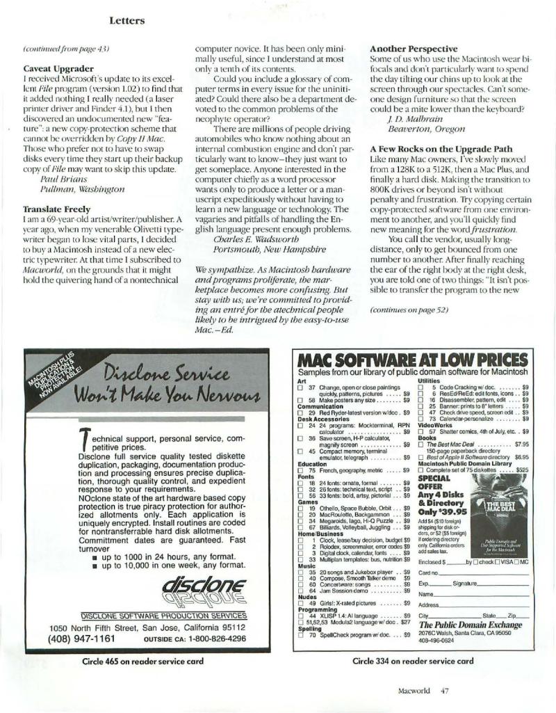 MacWorld 8607 July 1986 — page 53