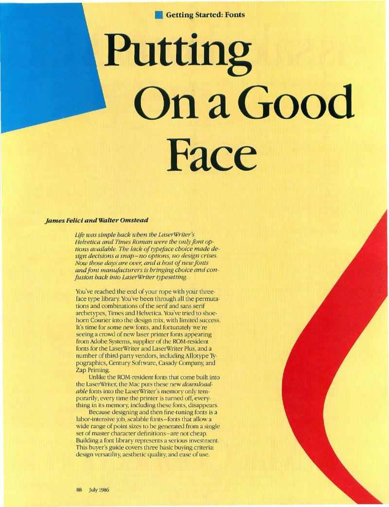 MacWorld 8607 July 1986 — page 92