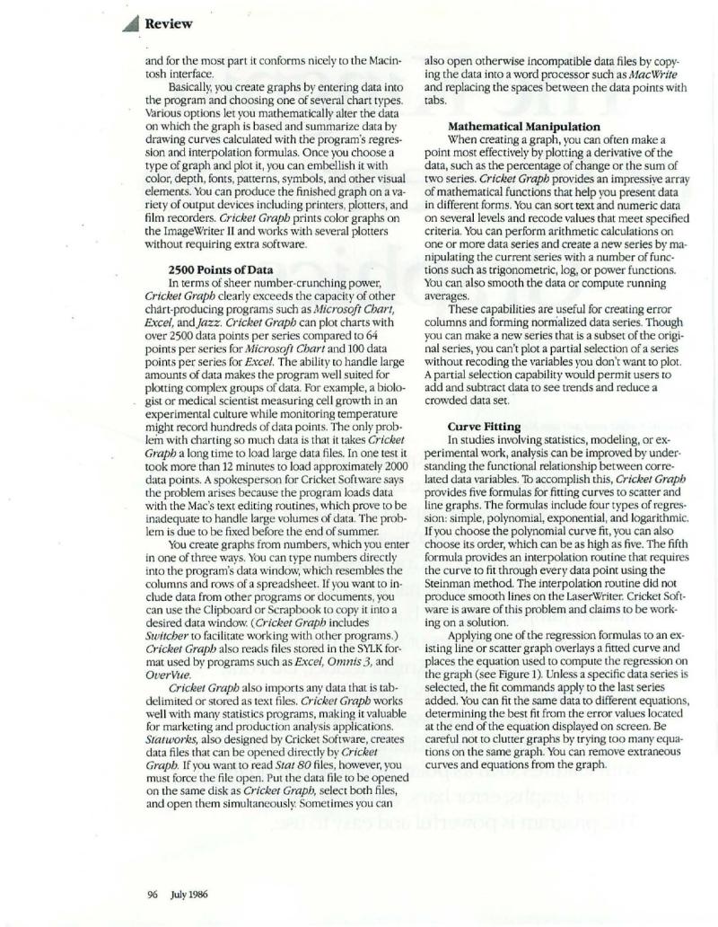 MacWorld 8607 July 1986 — page 100