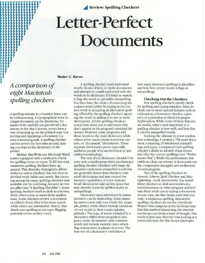MacWorld 8607 July 1986 — page 106
