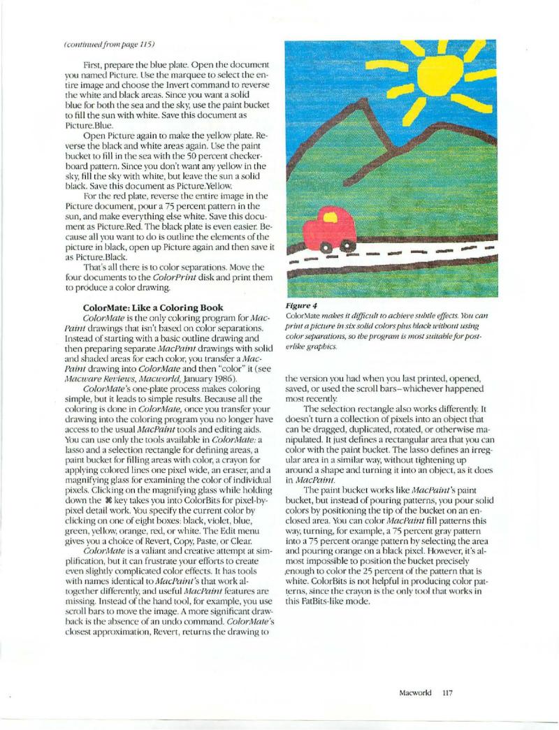 MacWorld 8607 July 1986 — page 123